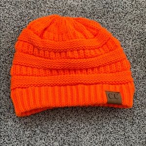 CB beanie - bright orange